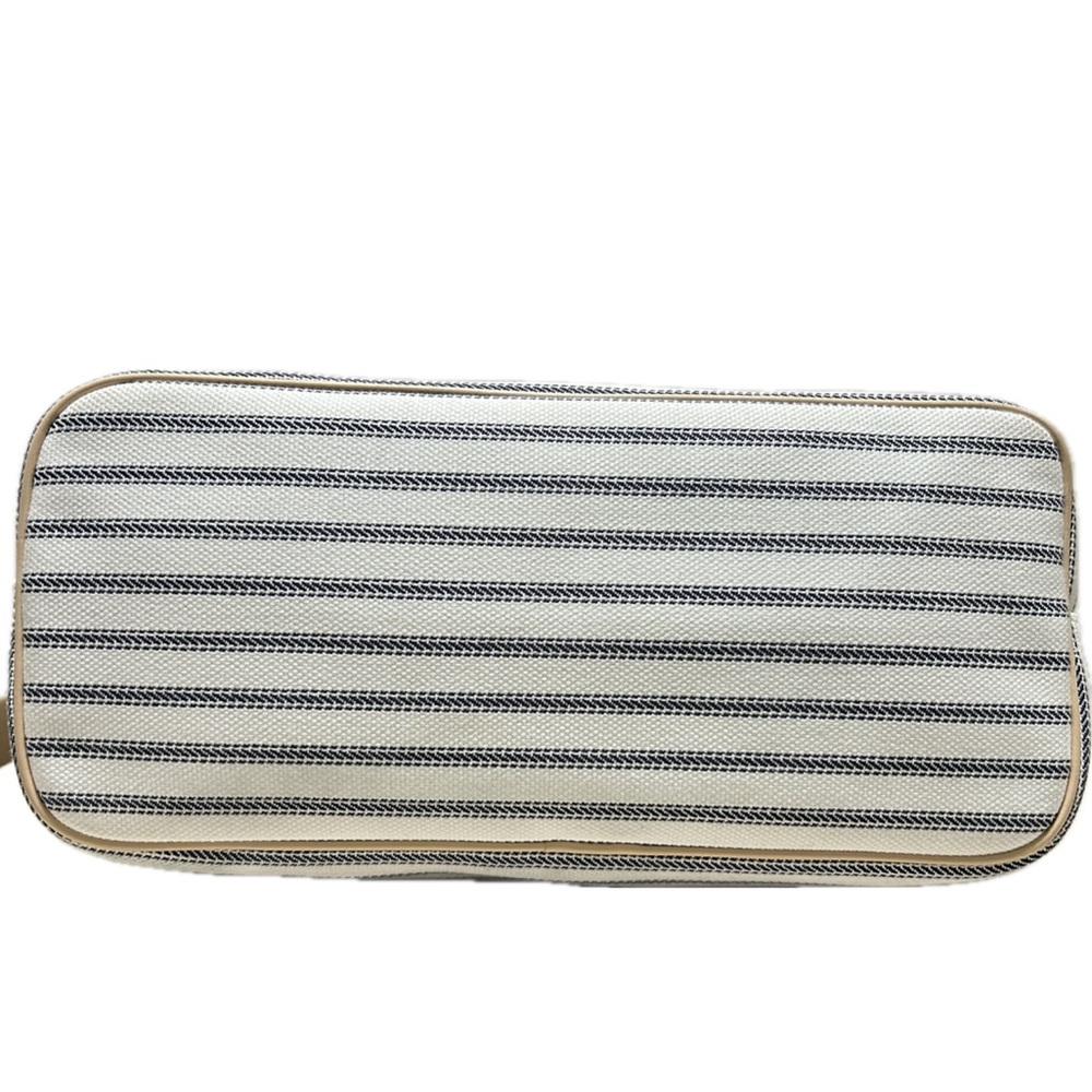 COACH X Saint James Legacy Weekend Tote in Ticking Stripe Canvas w/Leather Trim - Picture 9 of 16